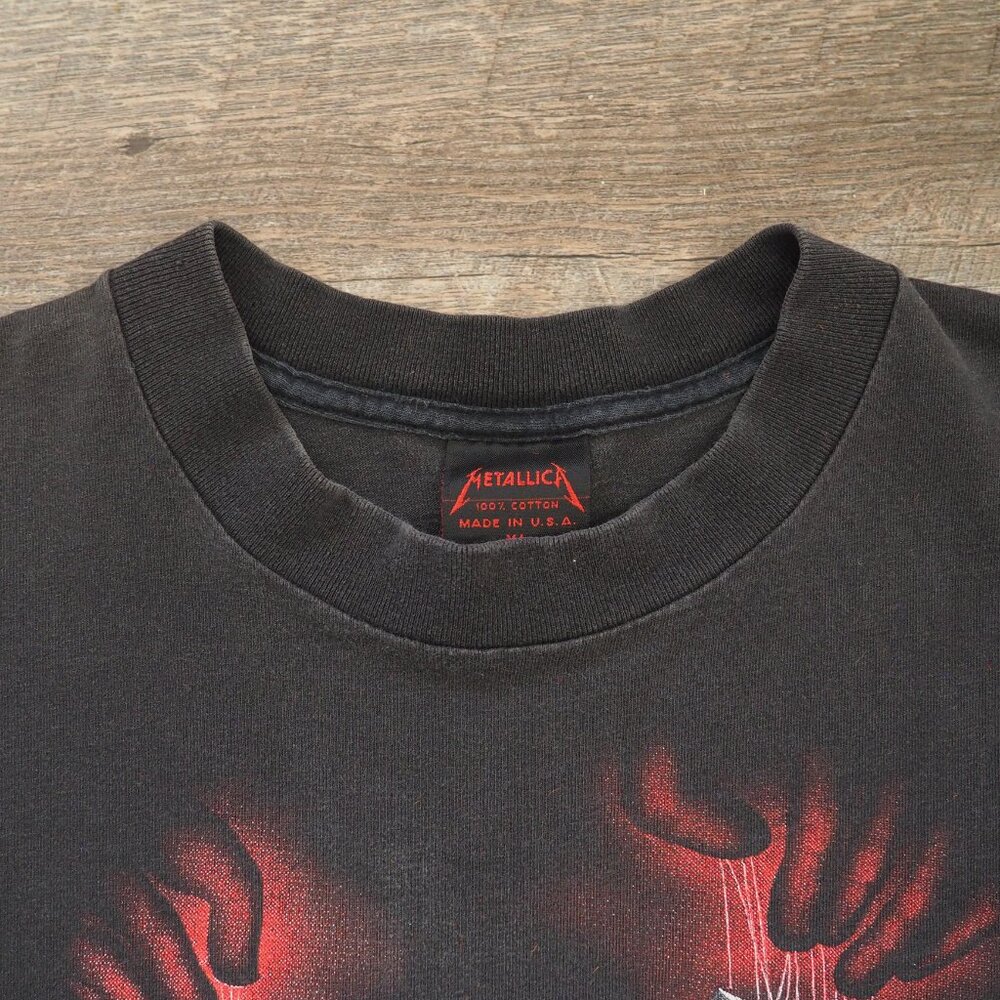 Vintage Metallica 1987 Master Of Puppets Short Sleeve Band Tee Shirt sz XL - Picture 6 of 11